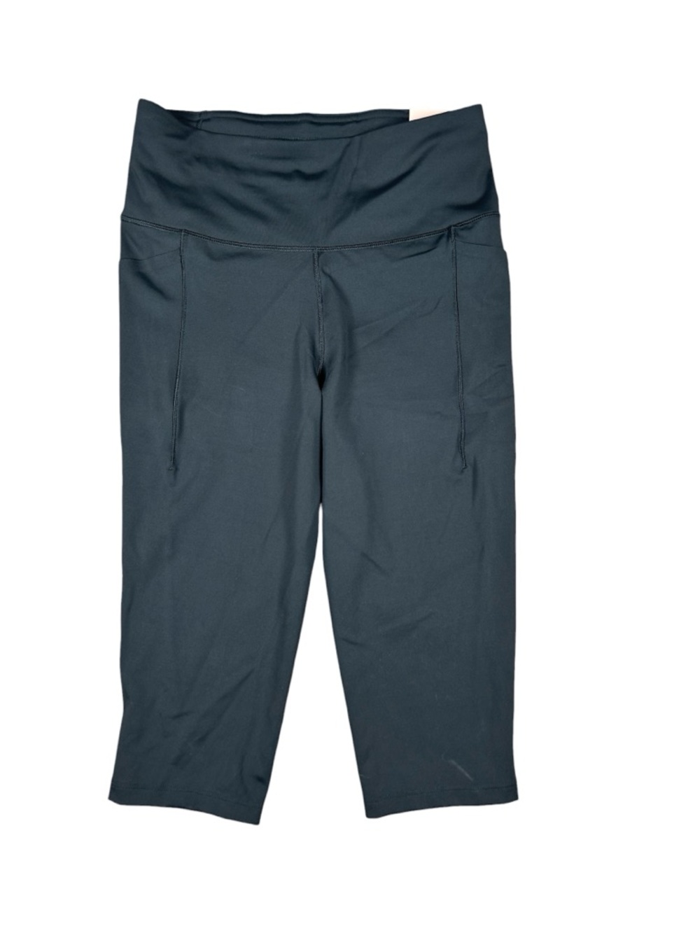 Calia Powermove Collection High-Rise Knee Crop - Pure Black - Small